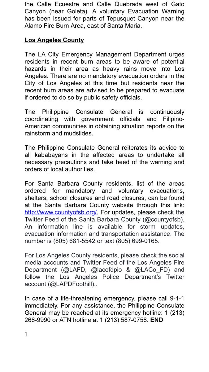 abs cbn news channel on twitter advisory from the los angeles