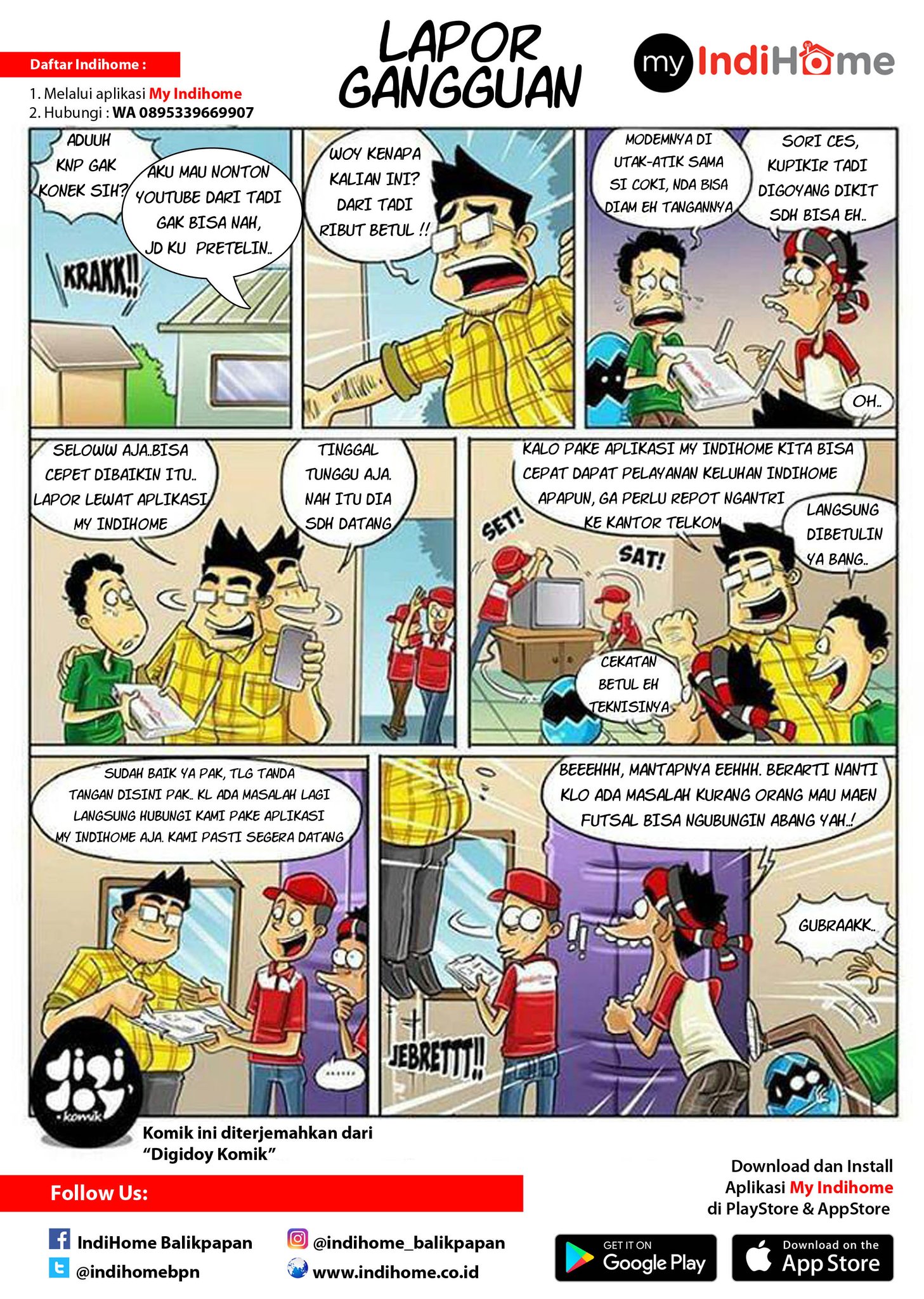 Indihome Balikpapan On Twitter Yuuk Download Dan Install Aplikasi My Indihome Pelaporan Tentang Indihome Bisa Dilakukan Dengan Mudah Dengan Mengakses Aplikasi My Indihome Indihome Indihomebalikpapan Balikpapan Infobalikpapan