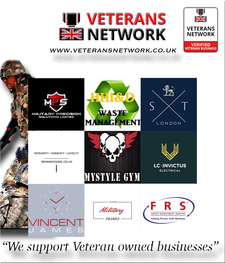 Veterans_Net's tweet photo. It's not just a business directory, it's a display cabinet of British #Veteran talent. 

Here at @Veterans_Net, we proudly support British #VeteranOwned #Businesses such as @SmartTurnout, @MyStyleGym, @ForcesRecruits and many more! 

https://t.co/ujf6mhUInB

#VetNet https://t.co/3KWKCoR68s