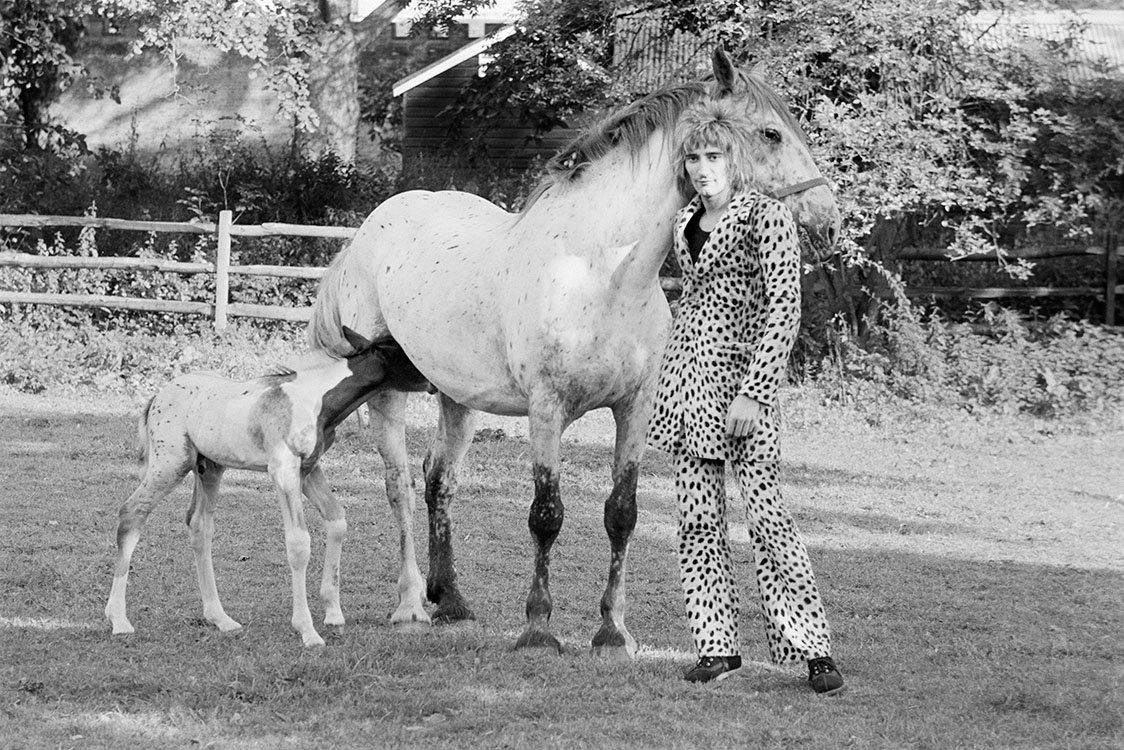 Happy Birthday Rod Stewart! 
Photo taken in Windsor, 1971. 