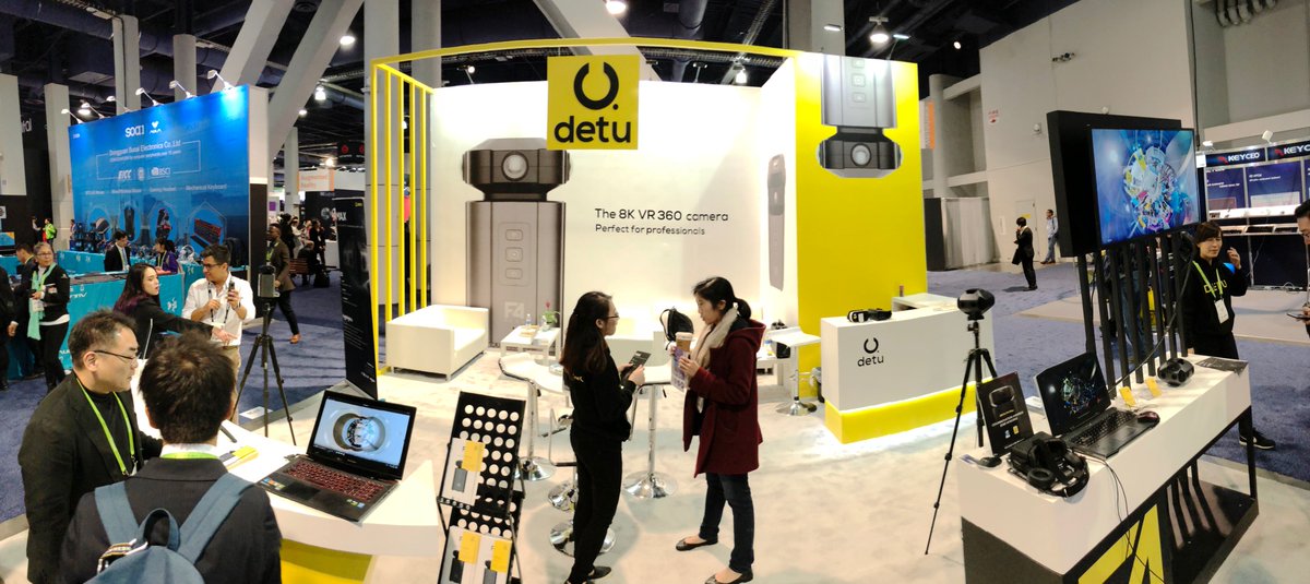#CES2018 day 1, Detu MAX 8K 3D VR camera equipped with AI chip has been released. Who's coming to see us✊ From now, VR is an all new concept, what else is staying true?
Yes, always people first.
 
<a href="/Detu/">André Paes</a> MAX｜Deep, Detail, DYNAMIC