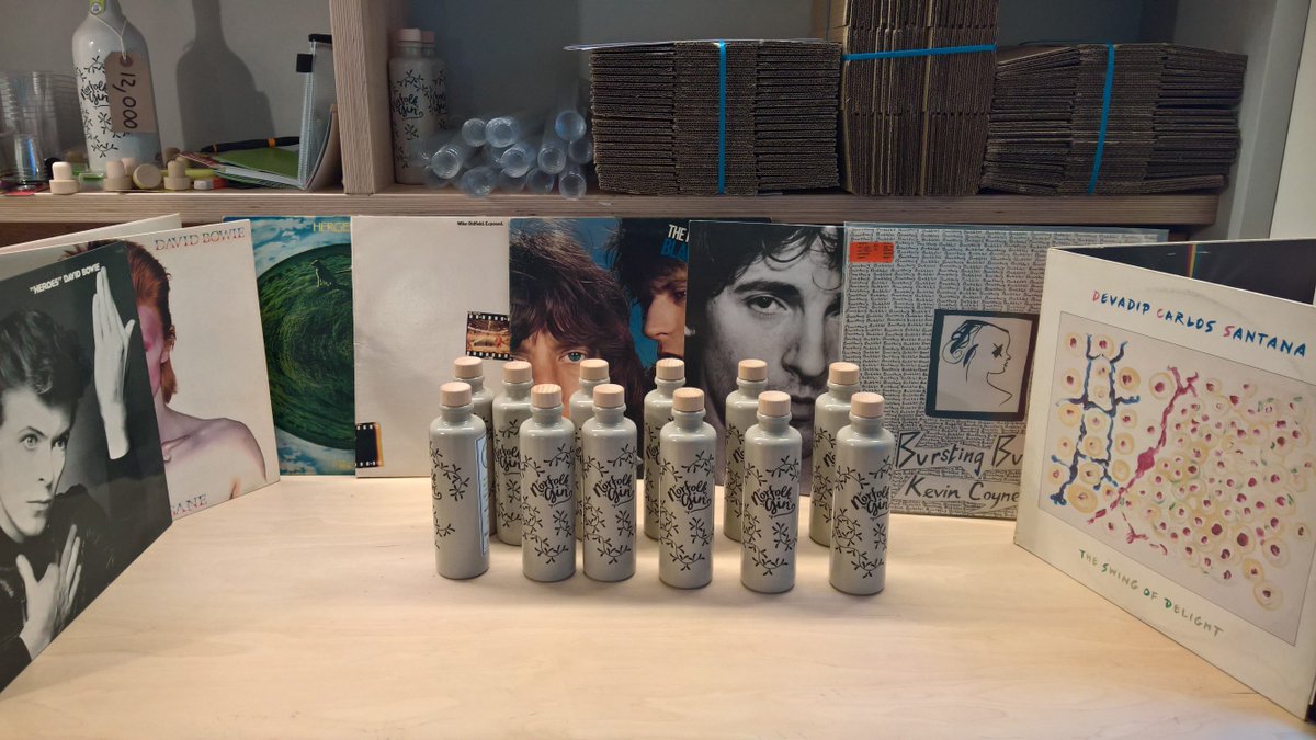 Norfolk Gin Jonathan (@norfokgin) on Twitter photo Some fab vinyl to spin while labelling and boxing the Gin. #work #fun in the hut <a href="/ShepherdsHutCo/">The English Shepherds Hut Company</a> built Some fab vinyl to spin while labelling and boxing the Gin. #work #fun in the hut <a href="/ShepherdsHutCo/">The English Shepherds Hut Company</a> built