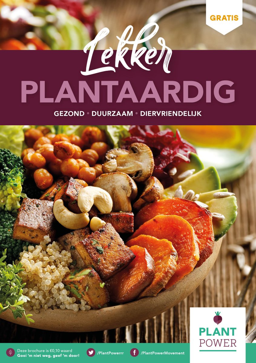 Onze nieuwe vegan starter guide staat online! De fysieke exemplaren volgen snel. #vegan #outreach

plantpower.nu/afbeeldingen/P…