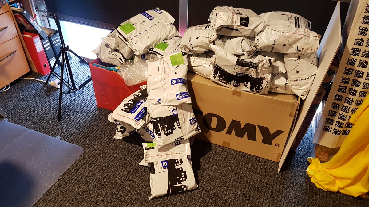 PokeCollection's tweet photo. That's a lotta prizes! Haha. I'll be sending these off next week! Congratulations again to all #PKCINFINITY winners! Remember, there's one more chance to win in my #ENCORE giveaway and it ends this weekend: https://t.co/qH1ibYLIC5 https://t.co/JO9gROr2j4