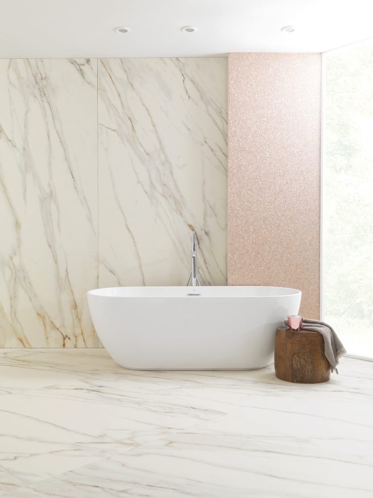 XLPorcelain's tweet image. Coming soon - new XLight Premium Golden White Nature (honed) available in 120x120cm &amp;amp; 120x250cm #urbatek #porcelanosa #interiordesign #home