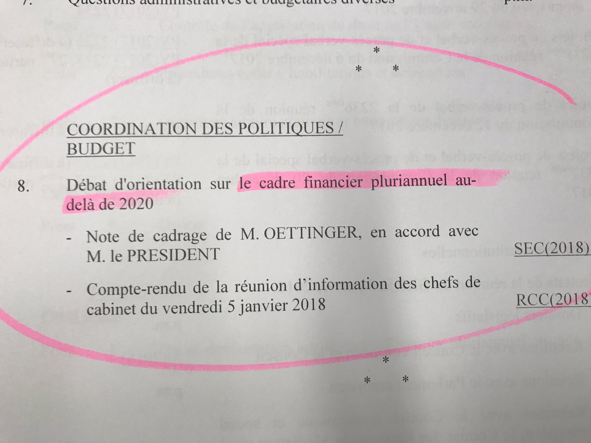 GOettingerEU's tweet photo. V important day for long-term #EUbudget beyond 2020: First orientation debate with my fellow Commissioners stsrting at 9.3O am. Press conference at lunch time: livestream https://t.co/SiltS7sLOY tuned. #EUadded value #MFF @EU_Commission https://t.co/O1xtVaUzJ0