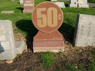 50 Cent paid homage to the real 50 Cent by getting him a new headstone.