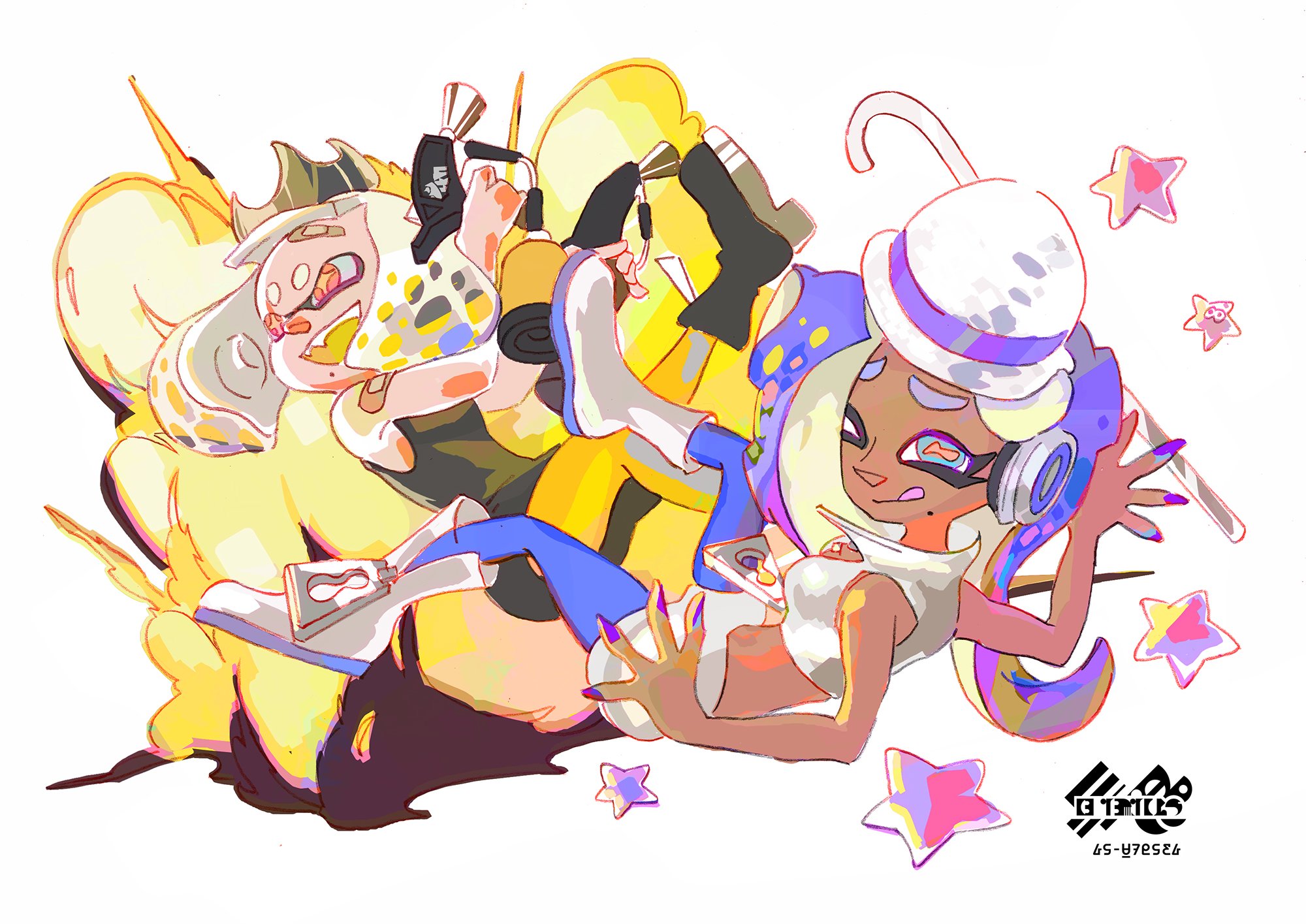スプラトゥーン2 公式イラスト Twitter