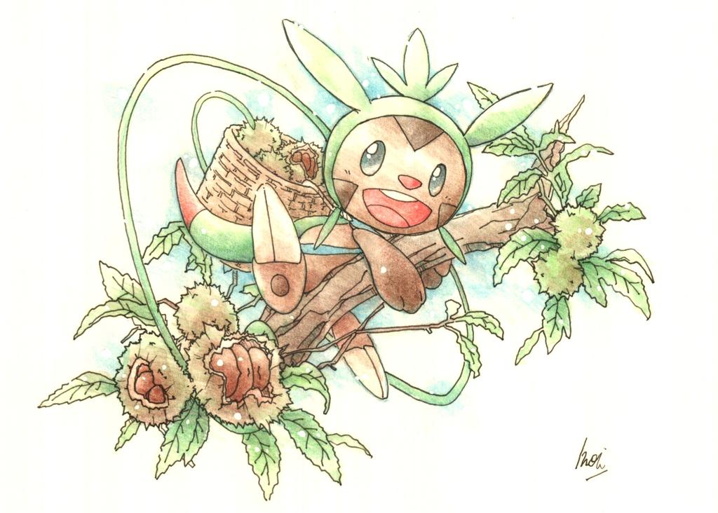 Inori 今日のポケモン図鑑 no 626 ハリマロンの つるのムチ Inori 今日のポケモン図鑑 no 626 ハリマロンの つるのムチ