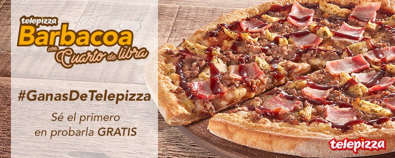 telepizza_es's tweet image. 🍕🍕🍕Concurso 100 #PizzasGratis🍕🍕🍕

¿Qué harías por ser el primero en probar gratis la nueva Telepizza Barbacoa Cuarto de libra? 

Contesta de manera original y divertida seguido de #GanasDeTelepizza 

3...2...1... ¡SUERTE!🍀