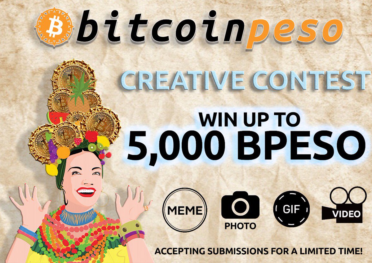 🚨Want to earn extra BPESO?!!🚨New Art Competition announced! 
bitcointalk.org/index.php?topi…
$BPESO #BPESO #BitcoinPeso #bitcoin #ethereum #erc20 #art #competition #meme #photo #gif