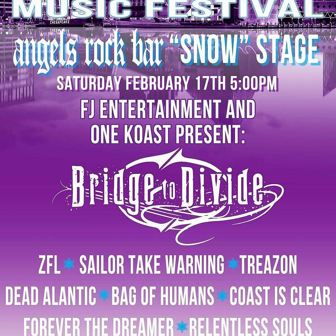 BridgeToDivide's tweet image. Good morning, Friends! We are looking forward to our upcoming shows! Frozen Harbor in February and Soulfly and Nile in April! We have tickets for both! Thank you all for the support! #frozenharborfest #soulfly #nile #bridgetodivide #baltimore #marylandmusic #metal #hardrock