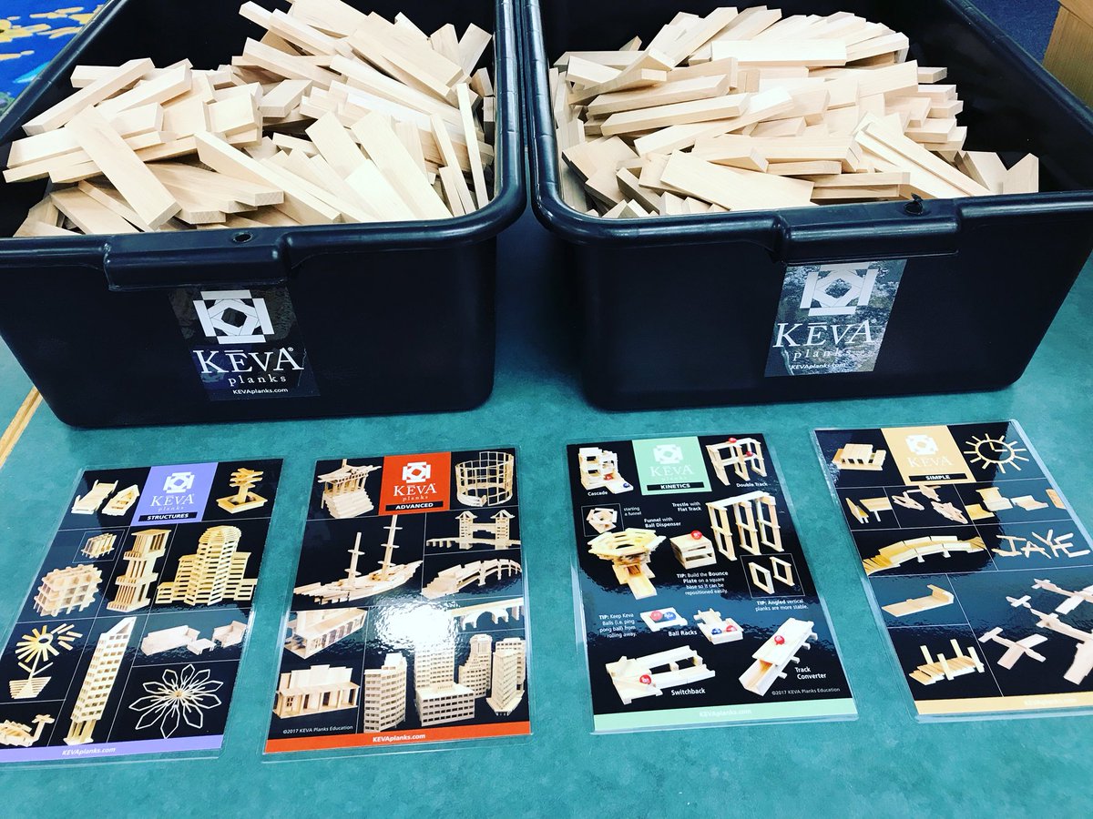 skallen03's tweet photo. I won a grant to buy KEVA planks for the library! I can’t wait to see what the kids create! @GlasgowMS @acouchreads #gmsbelieves https://t.co/0n6z3CVuuL