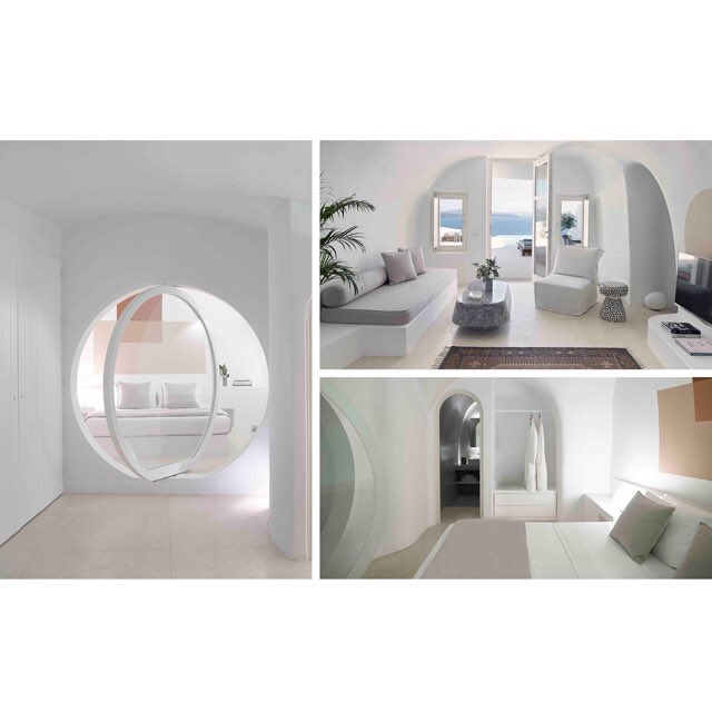 Designs_AV's tweet photo. The Summer Cave House in Santorini is the perfect retreat for our cold and snowy Canadian winters which is why we decided to highlight it in this month’s #DesignCrush, up on the blog now! 
#DesignInspiration #InteriorDesign #Travel #WarmerWeather #Vacation #PackingOurBags https://t.co/gaET6VHVSP