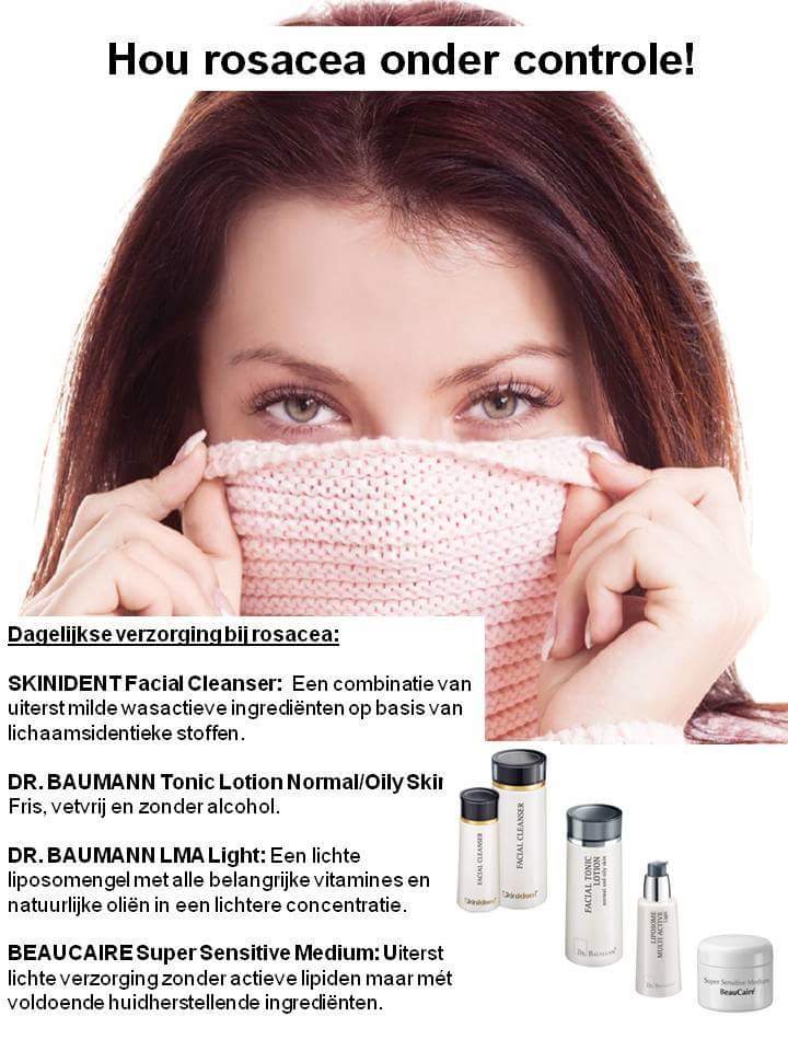 Rosacea uit zich meer bij temperatuurwisseling, stress en een verkeerd eetpatroon. Met gesprongen vaatjes, droge en een onrustige huid als gevolg. Hormooncrèmes maken de huid vaak dunner en kwetsbaarder. Kies voor een gezond product, dat de huid voedt, verzacht en hersteld.