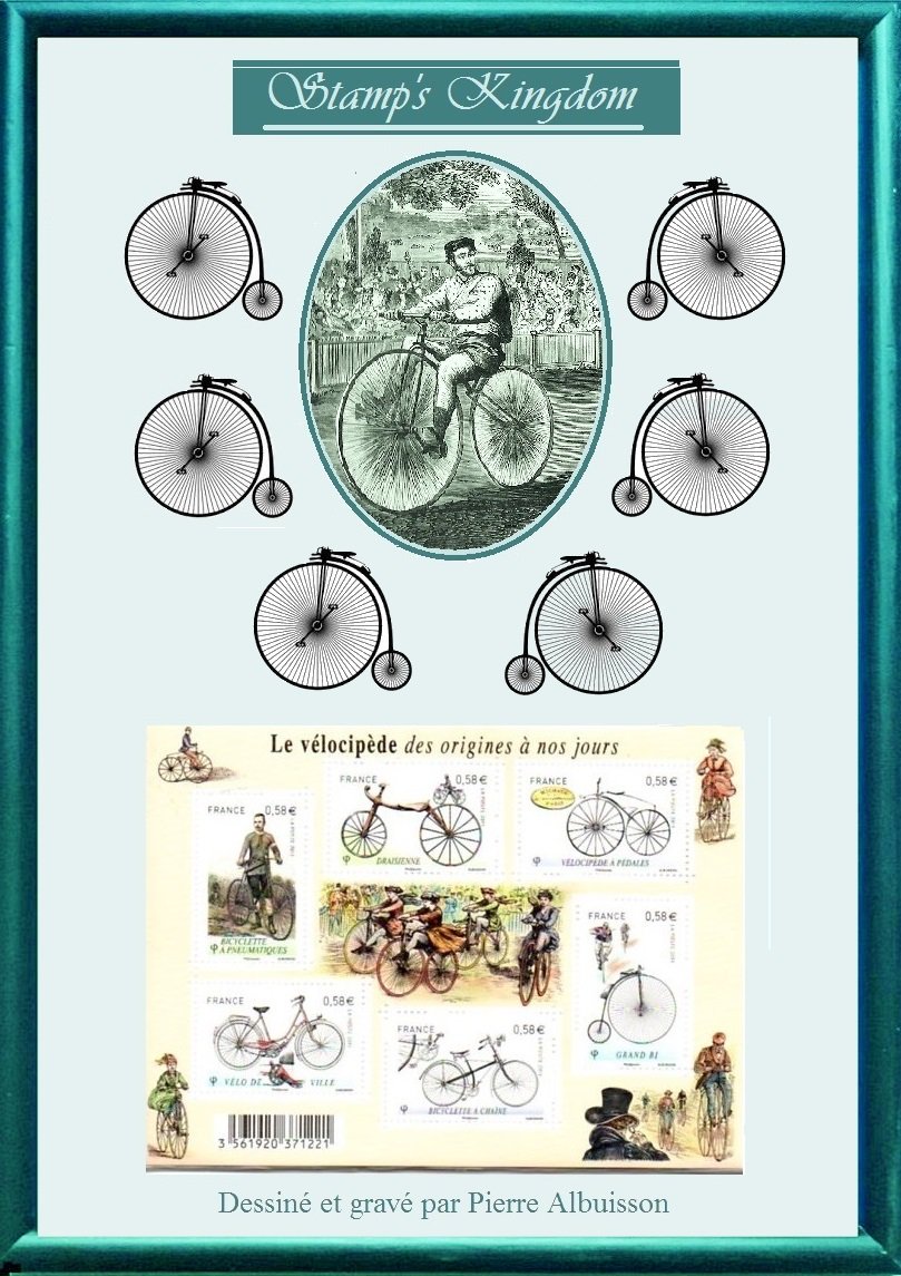 barbierjeanf's tweet photo. Bicyclette et vélocipède des origines à nos jours
https://t.co/LmzmvHHJT3
#JFBstamp #timbreposte #pièceunique #madeinFrance #collectiontimbres #blocFrance 2011 #beauxtimbres #histoirevélocipède #philatélie #photographie #décoration #vélo #draisienne https://t.co/JEsbG6VPBe