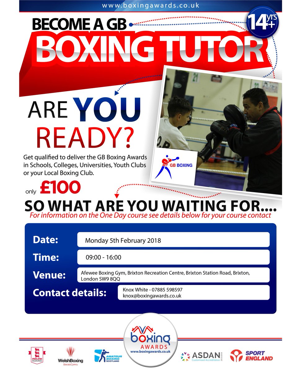 BoxingAwards's tweet image. team, see attached course dates for #London @fightforpeace and @AfeweeBrixton  #Boxingtutorcourse #padworkcourse Book now! Don&apos;t miss out on these courses.