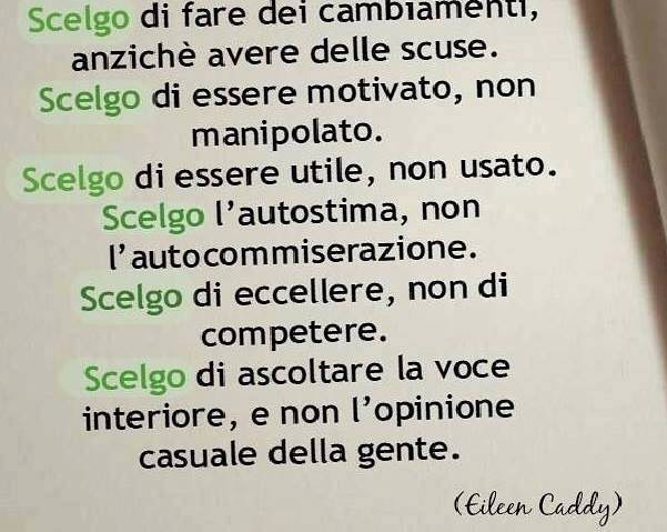 Sentieridiluce1's tweet photo. Scelgo di fare dei cambiamenti anzichè avere delle scuse; scelgo di essere motivato, non manipolato; scelgo di essere utile, non usato; scelgo l'autostima, non l'autocommiserazione.........(Eileen Caddy) https://t.co/LW3uBHKmwb