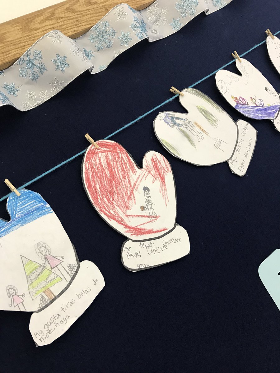MsCastiglioneSL's tweet photo. Check out what our second grade scholars like to do on a snowy day! @syracuselatin  @SyracuseSchools #elementarySpanish https://t.co/B2fuqK0Uor