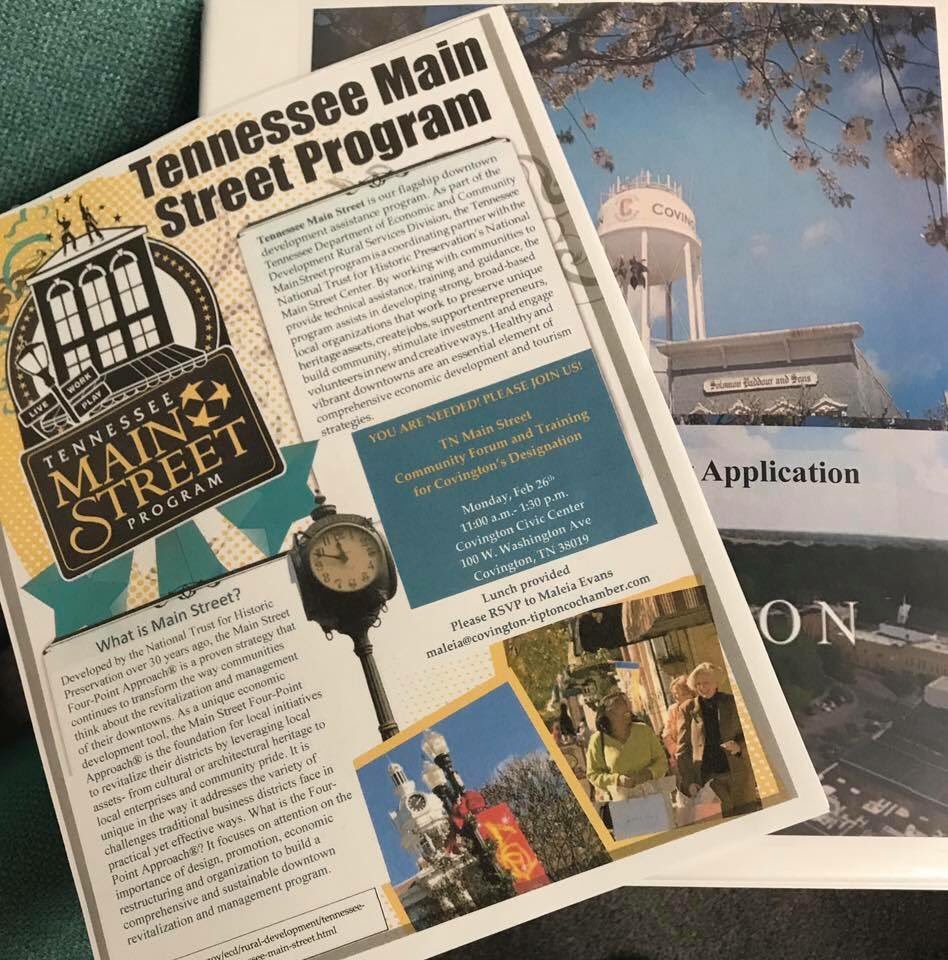 JMHanson007's tweet photo. Proud to support the @CovTiptonCoC in our @TNECD Main Street Designation application efforts!  #CovingtonWantstheBubble
#LetsGetontheMap https://t.co/Ve3s0kDqDq