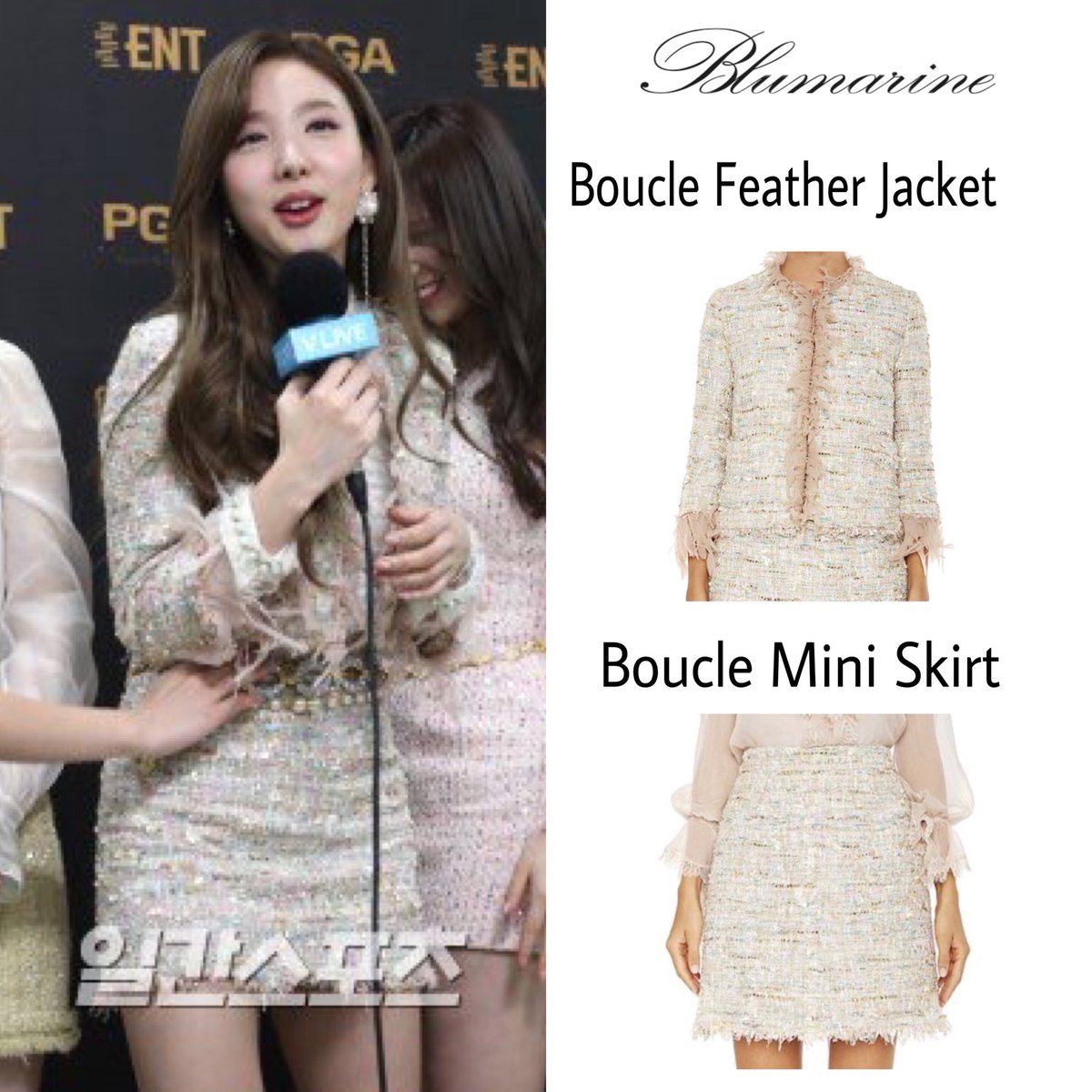 Twice Closet Golden Disk Awards Alexander Wang Deconstructed Tweed Jacket 1 695 Deconstructed Tweed Skirt 652 트와이스 미나 Twice Mina T Co Jukuhjl2ml