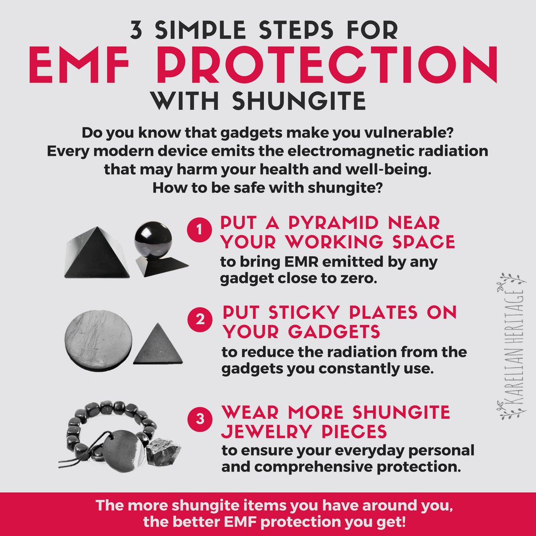 Karelianshungit's tweet image. Use #shungite to protect yourself from the #radiation your gadgets emit 💻
Check our website to find your perfect shungite piece! 🙌
#shungiteprotection #emfprotection #electromagneticradiation #electrosmog
karelianheritage.com/?utm_source=Tw…