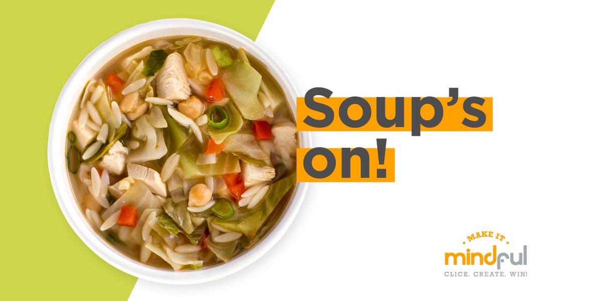 Savor every spoonful of the winning 3 Cs (Chicken, Cabbage &amp; Chickpea) Soup today!  ow.ly/pBbo30hD4LU #MakeItMindful #Winner #Soup