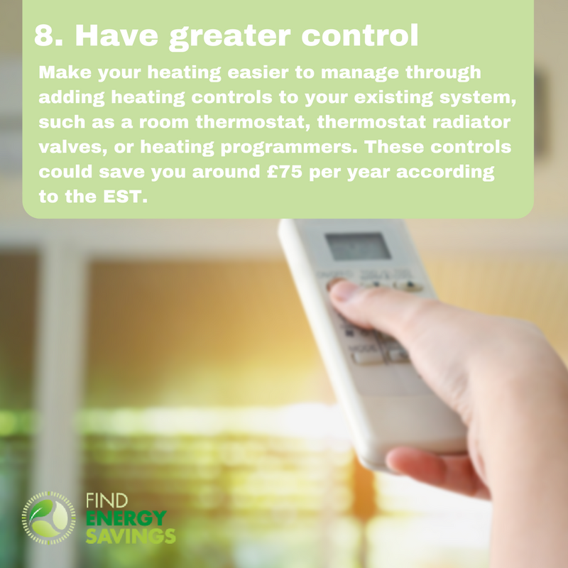 National cut your energy costs day tip 8: