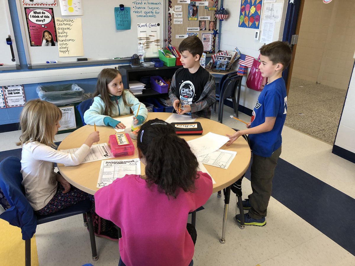 MrsElliott2nd's tweet photo. Let the campaign begin! Second graders are working hard on learning the election process and campaigning for their favorite candy bar. #EastHighLeaders https://t.co/dkRXQ7udFe