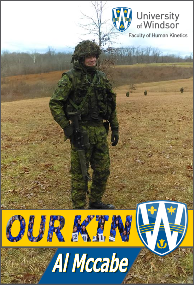 uwinkinesiology's tweet photo. Mature student, Al Mccabe is our most recent #OurKin feature. Al has a very interesting story... as evident by the photo attached. Follow the link to our Facebook page to read more! https://t.co/mGyNcPYz9Z https://t.co/V4iQpngr6D