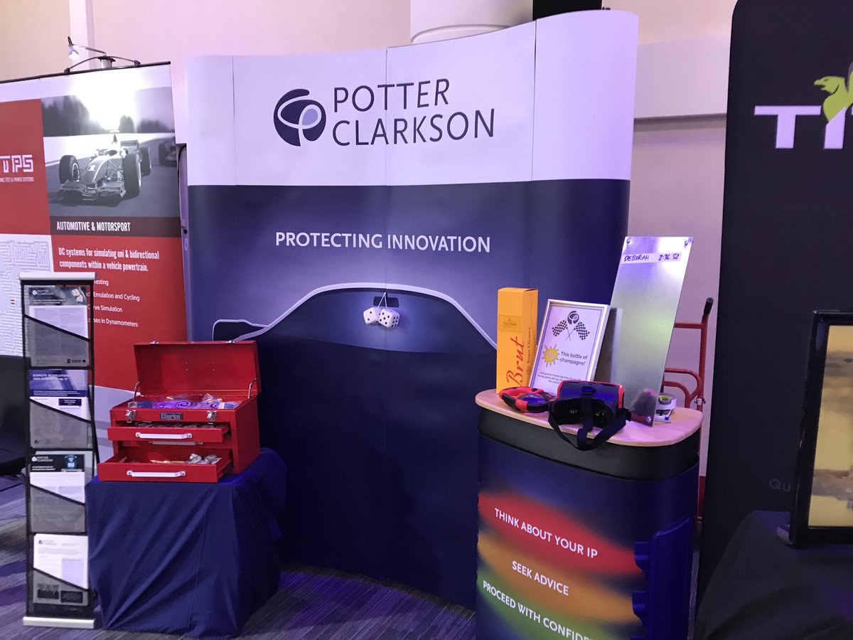 debzed88's tweet photo. Ready and waiting for our first VR time trial contestant at #EEMSC2018 Motorsport Conference! #potterclarkson #IP @PotterClarkson https://t.co/xpVD04sTQ6