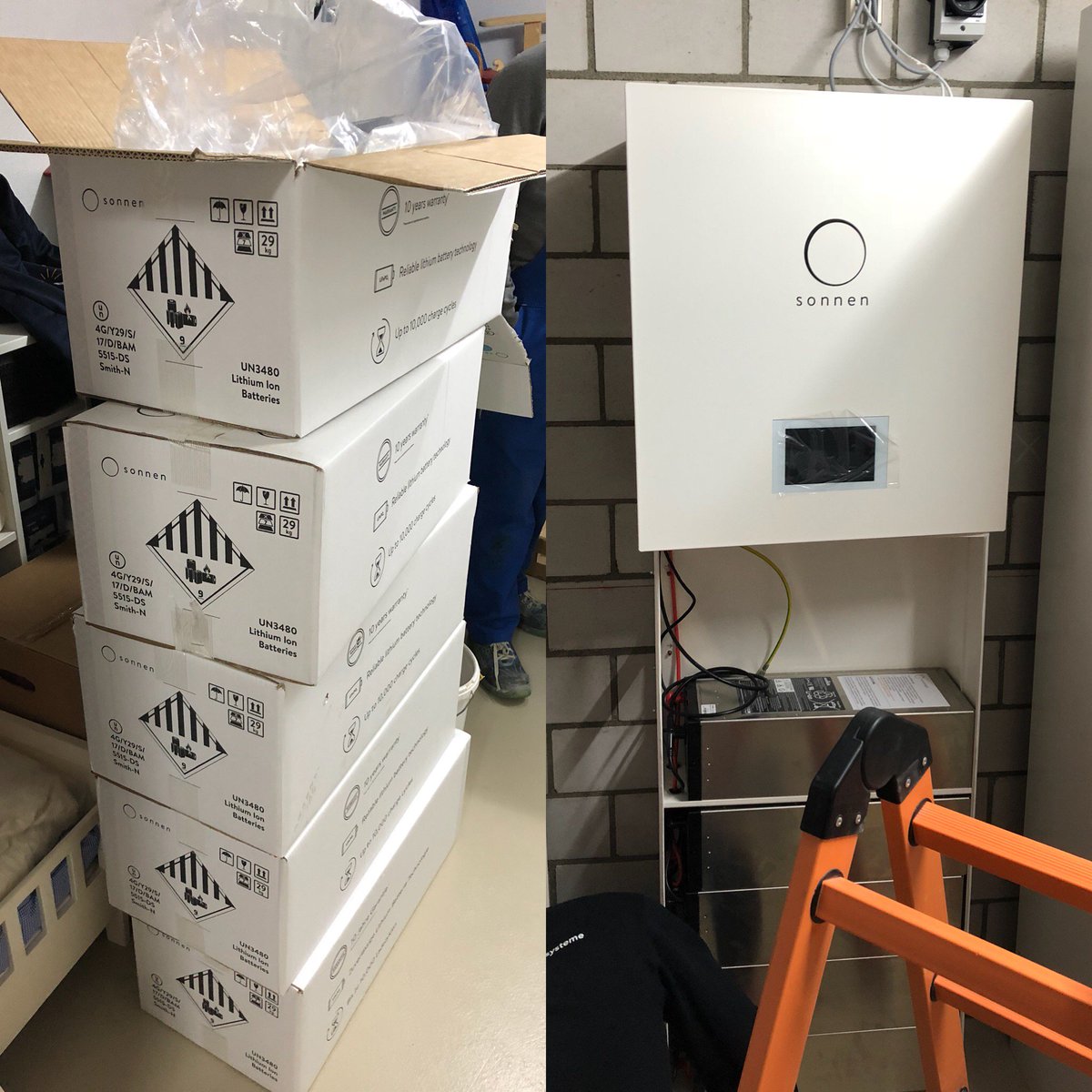 psiegen's tweet photo. Aus dem #RenewableEnergy Duo wird heute ein Trio: @FroniusIntSolar &amp; @LGsolar begrüssen die #sonnenBatterie :) (@sonnenCommunity) #fronius #froniussolar #lgsolar #lgsolarpanels #solarenergy #renewables https://t.co/TjSn47rSMk