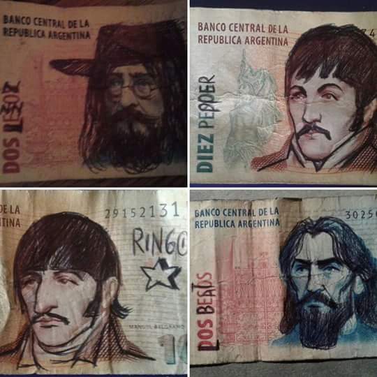 pmorosi's tweet photo. The Beatles by Alejandro Ravassi https://t.co/cSihwntzgQ