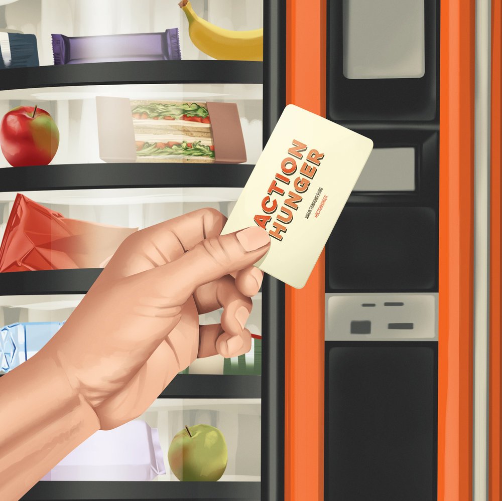 DigitalFoodtv's tweet photo. L'ONG anglaise @_actionhunger teste depuis quelque mois un distributeur gratuit réservé aux sans-abris ! Toutes les infos ici : https://t.co/E3N3DtXeFf https://t.co/YCbA8cBJ8L