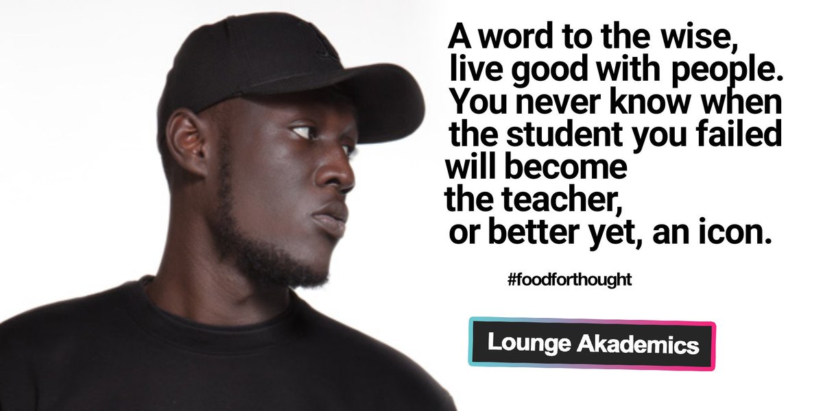 LoungeAkademics's tweet photo. Remember to live good with people 👌 #atlondon #retweet #jointventure #whatsyourtopic #londonislovinit #stormzy https://t.co/cISFeVsC7k