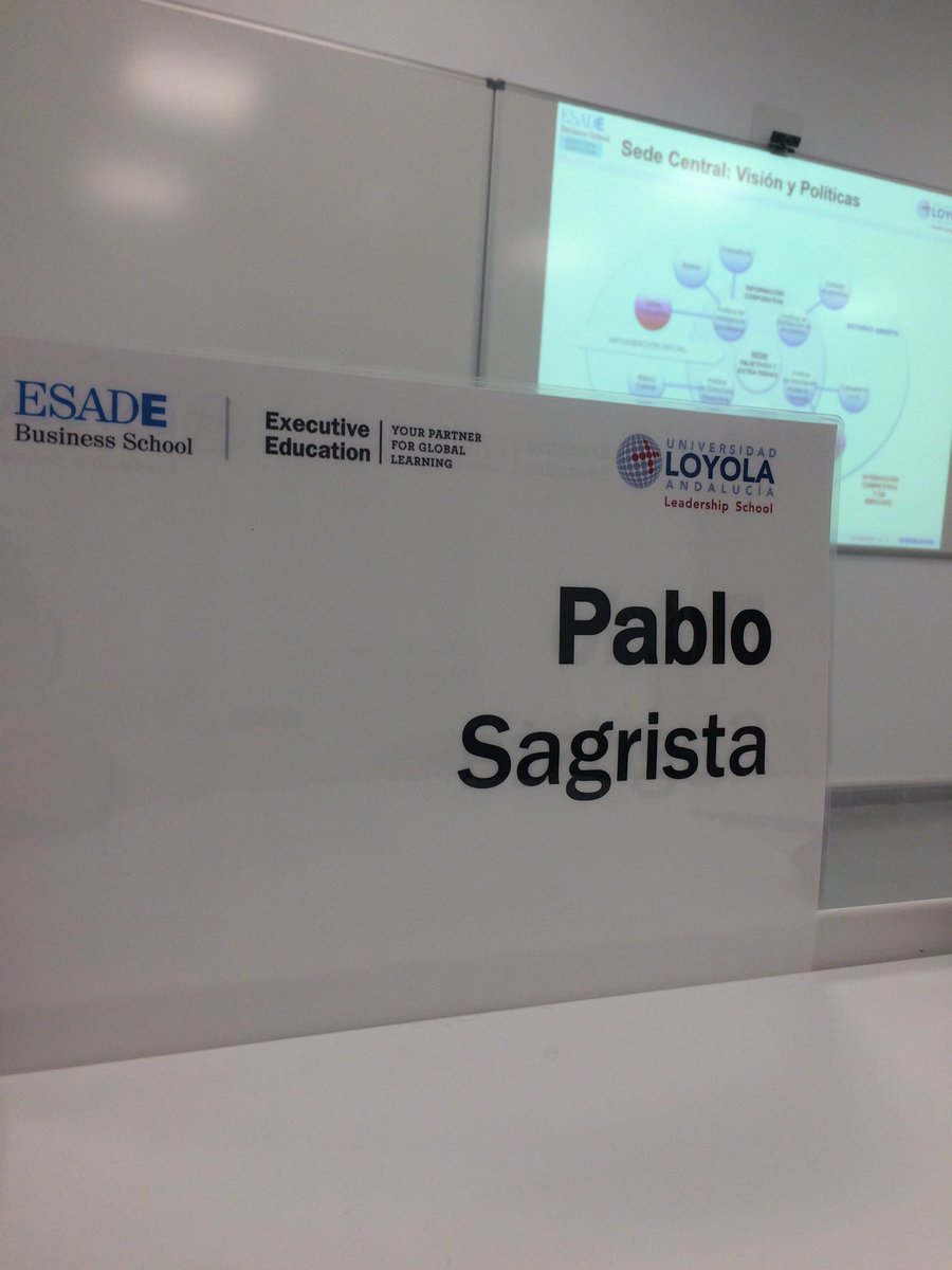 PabloSagrista's tweet photo. Comenzamos la Simulación Estratégica de la mano de @ESADE en @LoyolaLS durante 3 jornadas. https://t.co/rqj7m39QQO