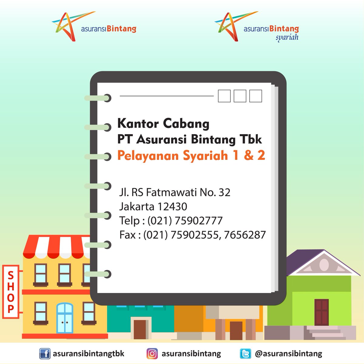 Pt Asuransi Bintang Tbk On Twitter Kantor Pelayanan Syariah 1 2 Pt Asuransi Bintang Tbk Https T Co Snehpjmvzd