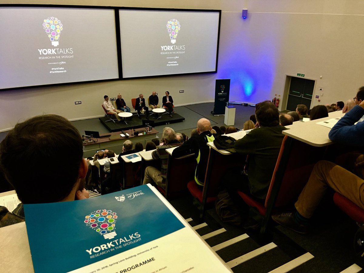 YCEO_Project's tweet photo. @AlistairBoxall How do we consider risk in our #YorkResearch ? The Q&amp;A part of the first #YorkTalks session begins... https://t.co/iFIPMqchHX