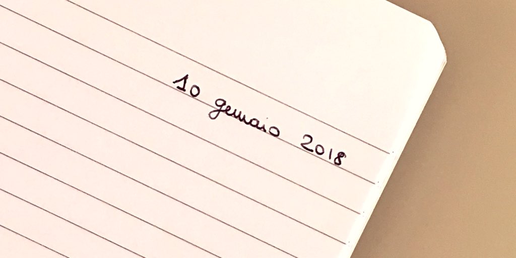 checcoplaz's tweet photo. #2018goals | Ho scritto correttamente la prima data dell’anno, al primo tentativo, senza ripassare gli anni passati.
Sento che il #2018 sarà il mio anno. https://t.co/NSSsMsv9T3