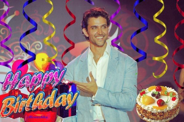 Happy birthday too world\s most handsome nd stylish star....Hrithik Roshan luv u alwz 