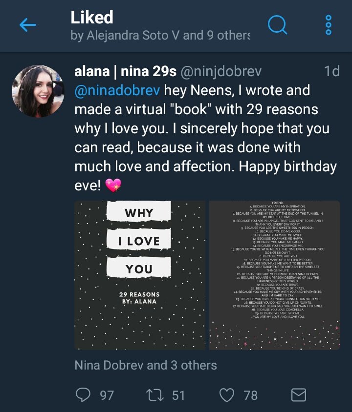 ninjdobrev's tweet photo. MEU DEUS DO CÉU, EU NÃO CONSIGO ACREDITAR, ESTOU TÃO FELIZ! TE AMO DEMAIS, NINA, TE AMO MUITO, MUITO, MUITO. ISSO SIGNIFICA PRA MIM DE UMA FORMA INEXPLICÁVEL, EU CHOREI E TREMI, NEM SEI COMO ESTOU CONSEGUINDO DIGITAR! ❤ https://t.co/i4rDLWdQd2