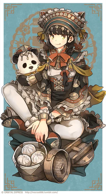 改めまして冬コミ新刊宣伝 オリエンタルでファンタジーなイラスト集で、表紙絵のメイキングも入っています 各所で委託販売もしておりますので是非→  #pixiv https://t.co/C19ABIvByl 