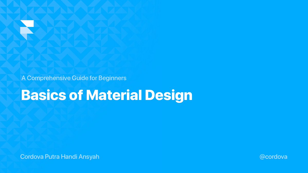 cordova's tweet photo. Most of the tutorials out there are paid, so I decided to build and explain one for free to help the community. Cheers !
Watch now : https://t.co/mRkZTJ7Ejw
#framer #framerstudio #framercommunity #prototype #materialdesign https://t.co/qUasg33Cc8