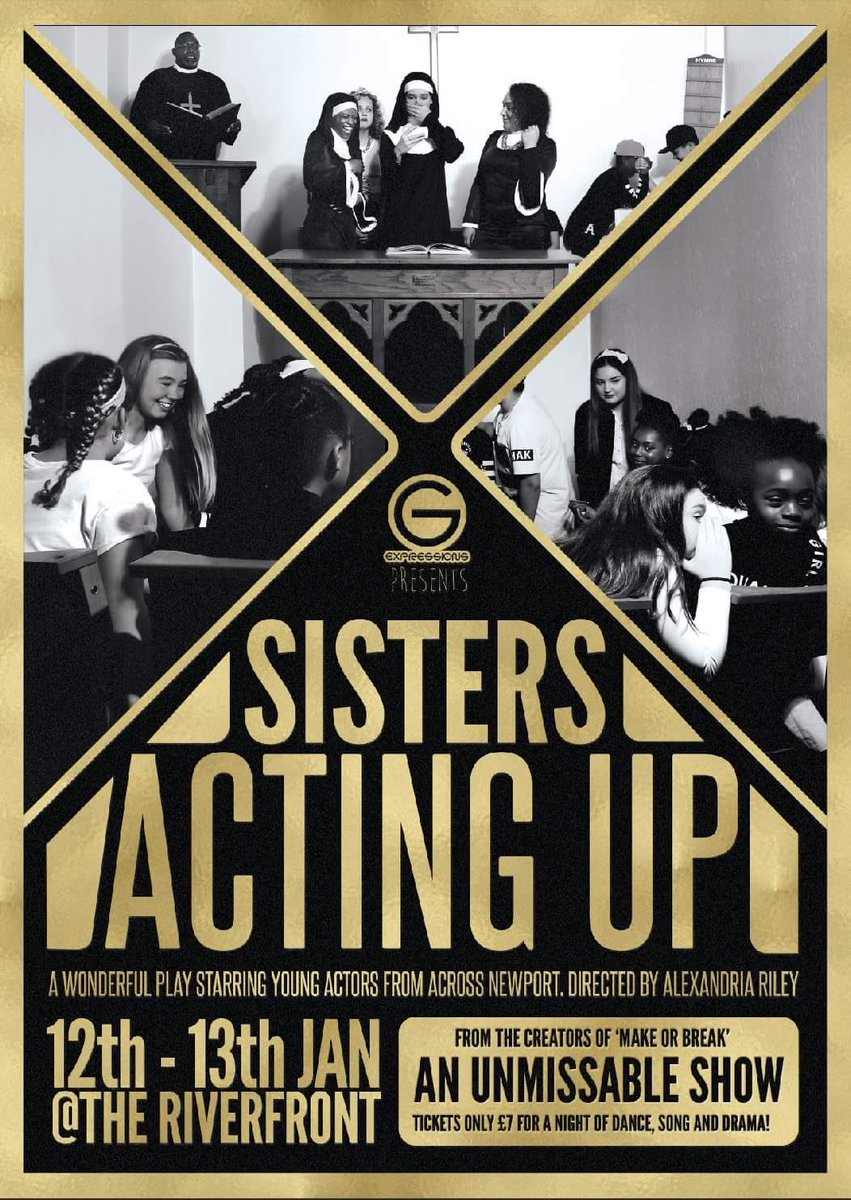 Don’t miss the chance to see “Sisters Acting Up” at <a href="/RiverfrontArts/">The Riverfront</a> this Friday &amp; Saturday night brought to you by Newport’s very own G-Expressions. Last few tickets for each night available here: tickets.newportlive.co.uk/en-GB/shows/si…