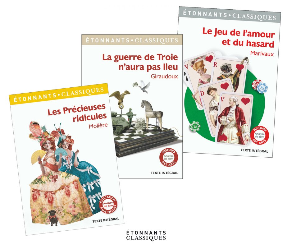 etonclassiques's tweet photo. #Nouveautés
 Trois classiques du théâtre, remis au goût du jour dans des éditions 
enrichies de nouvelles rubriques, paraissent aujourd'hui chez vos 
libraires préférés ! https://t.co/40Da4saG9h