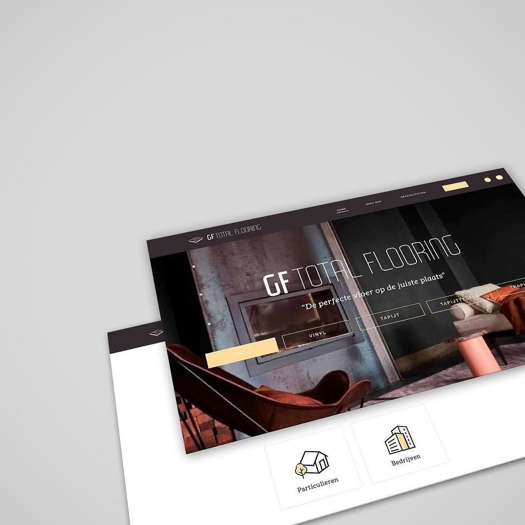 AntwerpFactory's tweet photo. GF Total Flooring is a collaboration between two entrepreneurs who share their passion for flooring and wanted to show this on a new platform. In addition to a new website, the logo and branding were also designed by Antwerp Factory. Be sure to check out their new all new pr… https://t.co/ZhVsuXybBn
