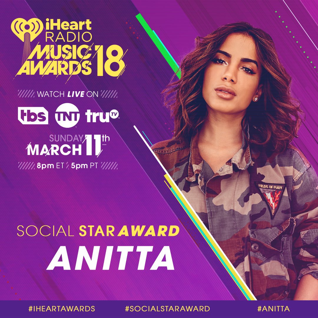 NikedoBiebs's tweet photo. A ANITTA TAMBÉM ESTÁ CONCORRENDO GUYS, VAMOS AJUDAR NA VOTAÇÃO DESSA RAINHA ❤️

#Anitta #SocialStarAward #iHeartAwards https://t.co/bEzJ3pLROu