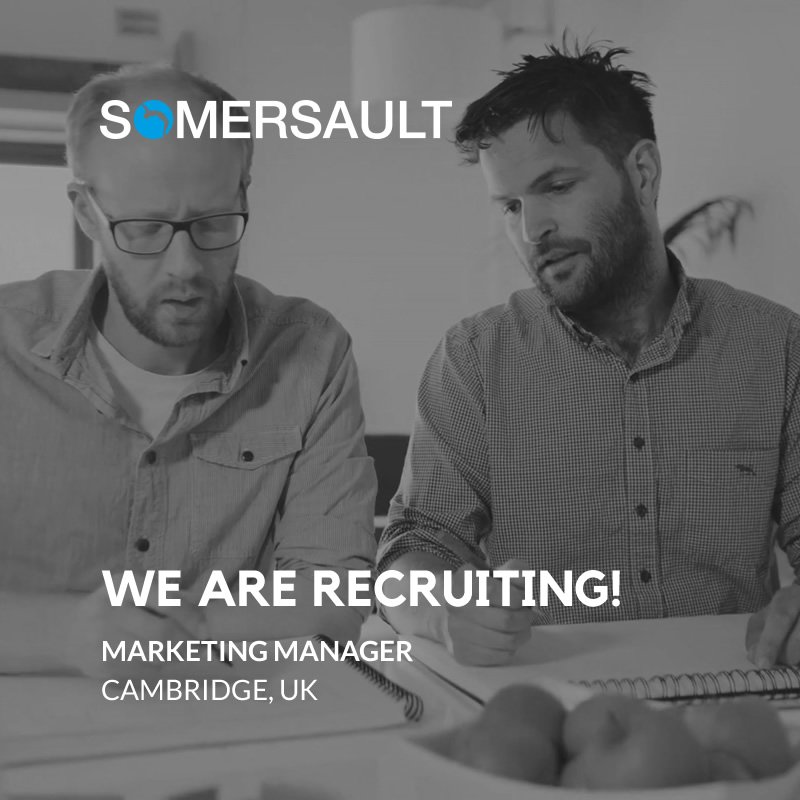 We are looking for an amazingly talented part time Marketing Manager to join our team and help us achieve our ambitious goals for 2018 and beyond! somersault.agency/careers/market…