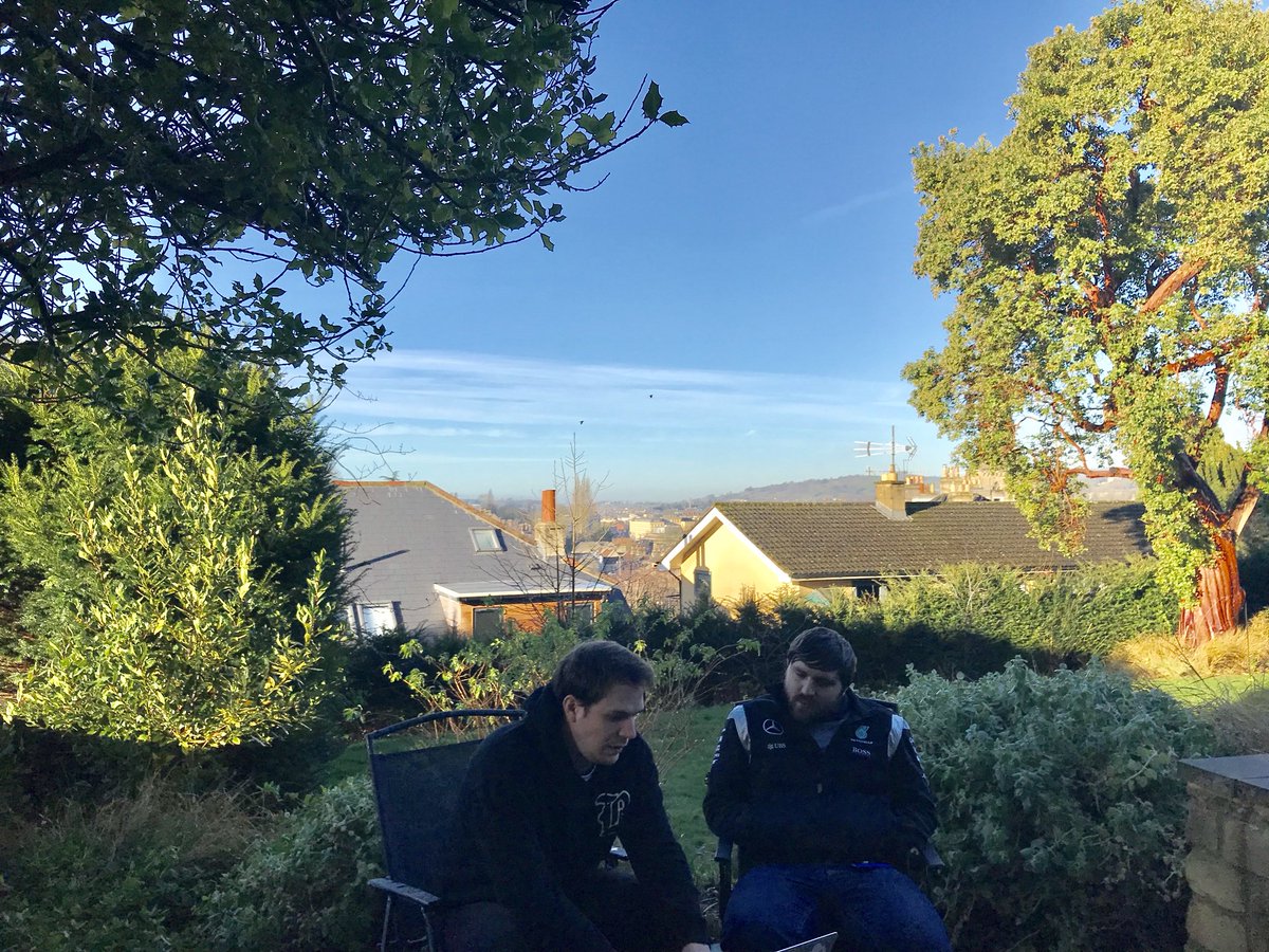 IOAcademyUK's tweet photo. When itβs FINALLY sunny & there are no free desks indoors ππΌββοΈ @MPOram @charliedevelops
#filming #TwoDevsOnASofa #TheyreActuallyGardenChairs #PHP #HTML #CSS #programmerlife https://t.co/OkRxjM3KpX