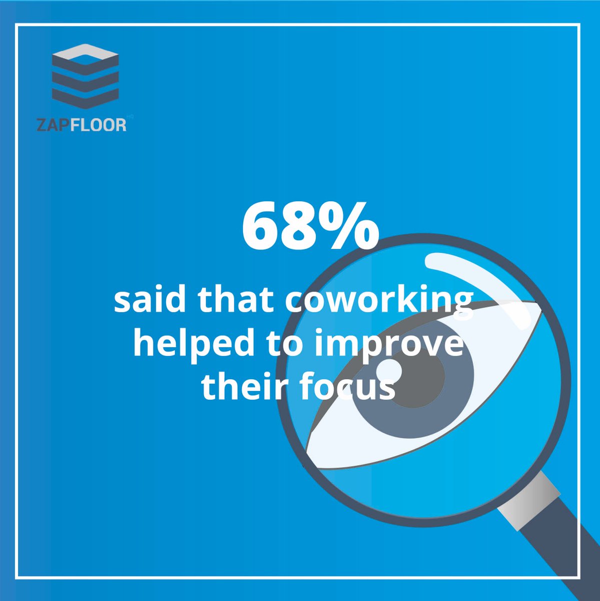 Coworking fact of the day! #coworking #fact #zapproved #zapfloorhq